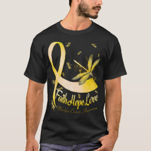 Camiseta Faith Hope Love Bladder Cancer Awarfly