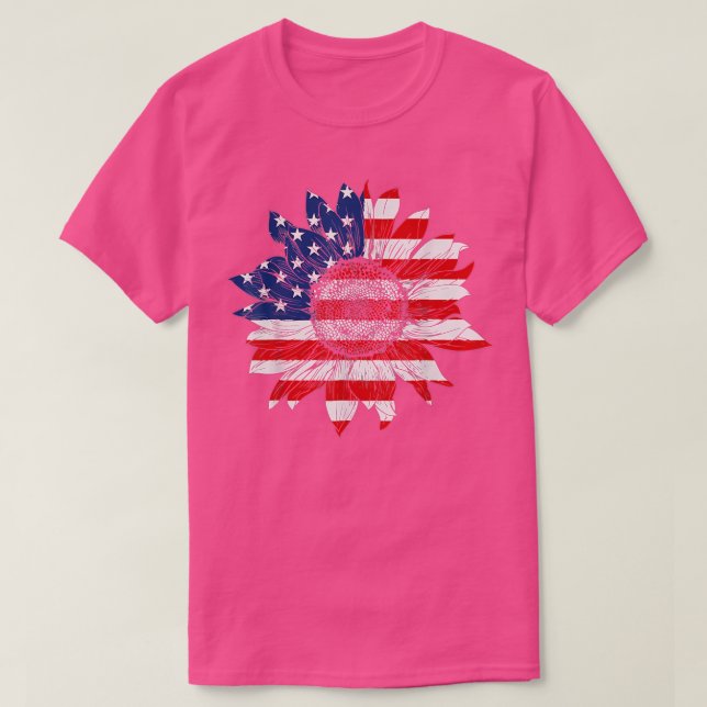 Camiseta Faith Hope Love Butterfly Daisy Christians God 4th (Frente do Design)