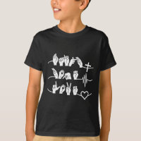Faith Hope Love - Christian Religion Heartbeat Cro
