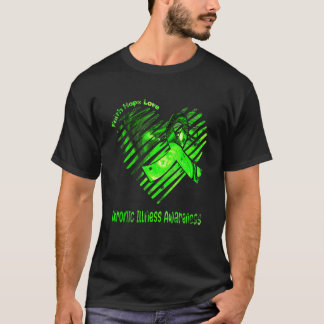 Camiseta Faith Hope Love Chronic Illness Awareness