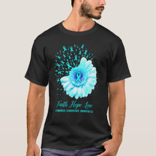 Camiseta Faith Hope Love Edwards Síndrome de Sensibilização