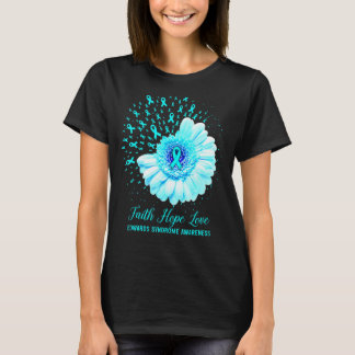 Camiseta Faith Hope Love Edwards Síndrome de Sensibilização
