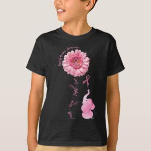 Camiseta Faith Hope luta contra o Cancer de elefante e aman