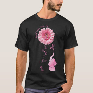 Camiseta Faith Hope luta contra o Cancer de elefante e aman