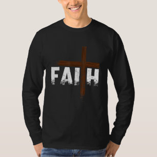 Camiseta Faith Jesus Cruz Igreja Religiosa Cristã 1