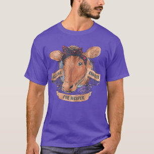 Camiseta Faith Jesus Vaca Christian Psalm 136