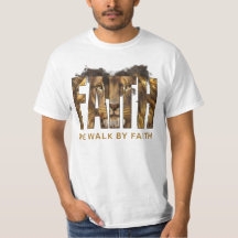Camiseta Faith Lion Branco