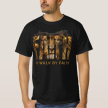 Camiseta Faith Lion Preta