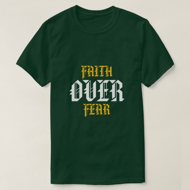 Camiseta Faith Over Fear (Frente do Design)
