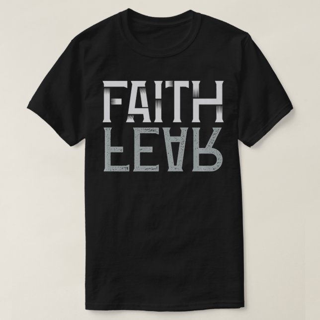 Camiseta Faith over Fear, Christian Soldier of Jesus Christ (Frente do Design)