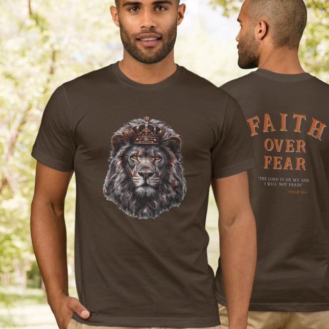 Camiseta Faith Sobre o Medo do Rei Leão (Criador carregado)