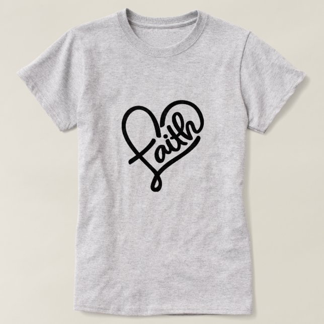 Camiseta Faith T-Shirt (Frente do Design)