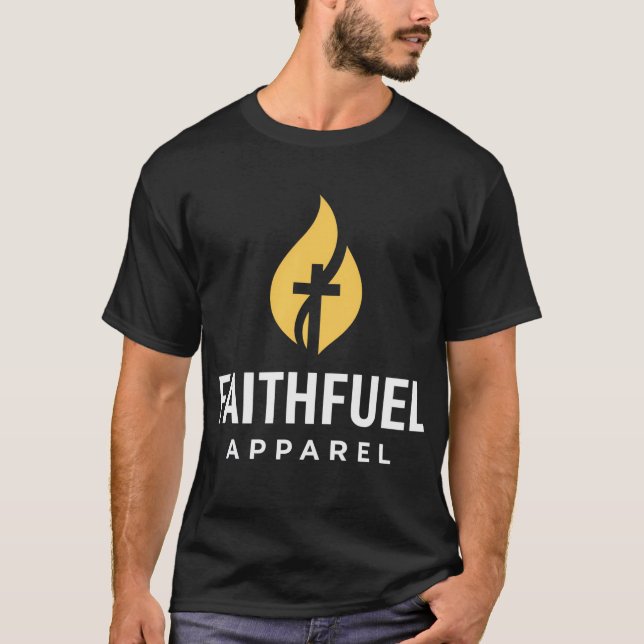 Camiseta FaithFuel Roupa - Unisex T-Shirt do Logotipo Negri (Frente)