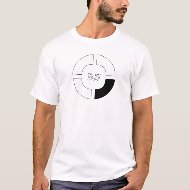 Camiseta Faixa Branca BJJ (Frente)