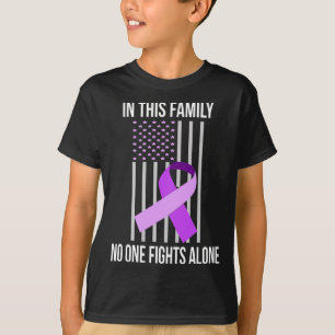 Camiseta Faixa da Doença de Heimerheimer da Bandeira dos EU