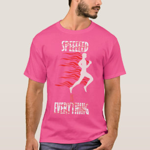 Camiseta Faixa de Atletismo Irônica Hobby de Corrida Spr