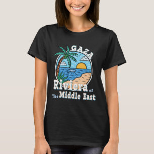 Camiseta Faixa de Gaza Riviera Do Oriente Médio Trump