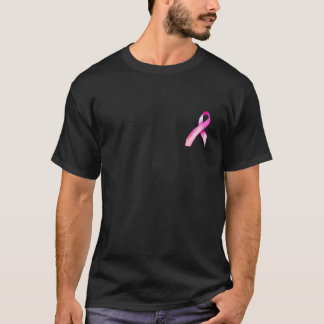 Camiseta Faixa de Sensibilização do Cancer da Mama
