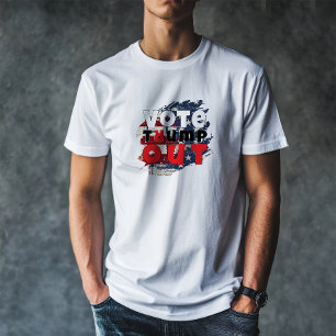 Camiseta Faixa de slogan de protesto anti-Trump