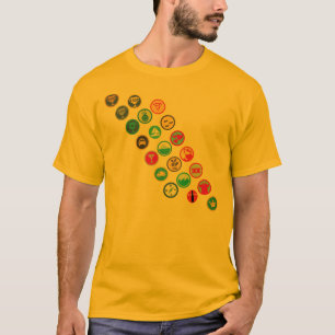 Camiseta faixa do Menino-escuteiro