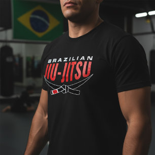 Camiseta Faixa Preta de Jiu-Jitsu Brasileiro BJJ
