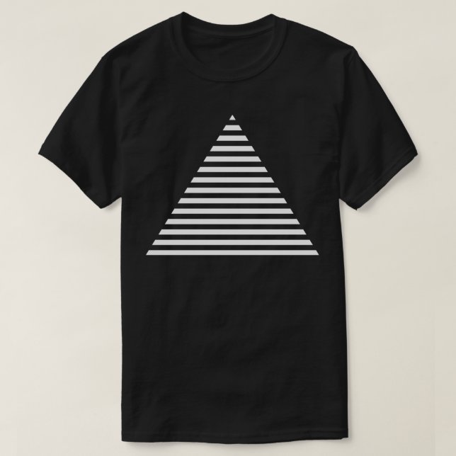 Camiseta faixas triangulares (Frente do Design)