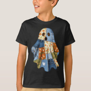 Camiseta Fal Floral de Coquetes Floral do Fantasma Boo