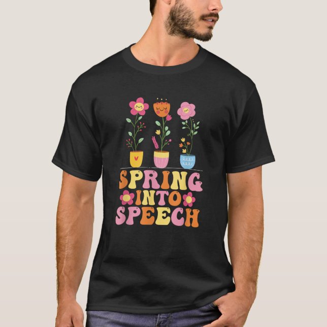 Camiseta Fala de linguagem de terapia de fala Patologia CCC (Frente)
