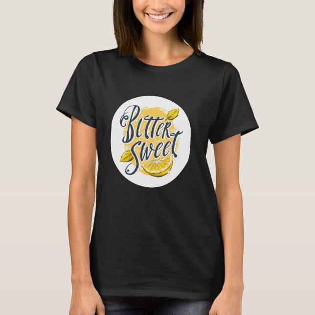 Camiseta Fala Engraçado Bitter Sweet com Frutas (Frente)