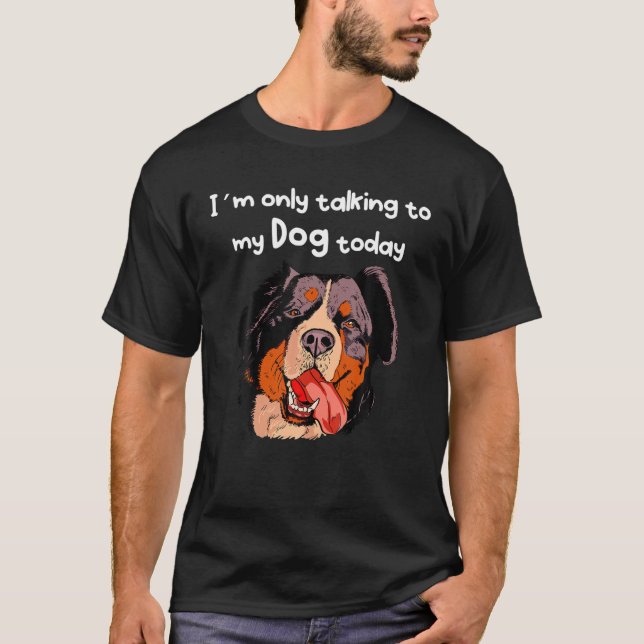 Camiseta Fala Engraçado Com Minha Cara De Cachorro (Frente)