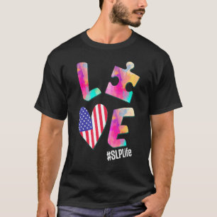 Camiseta Fala-Patologia Quebra-cabeça Autismo Sensibilizaçã