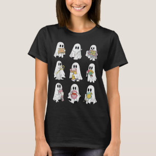 Camiseta Fala Retro Slp Fantasma Terapia da Fala de Hallowe