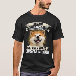 Camiseta Falador Pessoal Eu Vou Segui-Lo Akita Lovers