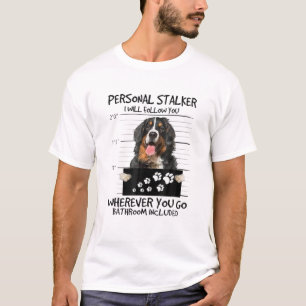 Camiseta Falador Pessoal Eu Vou Segui-Lo Bernese Mountai