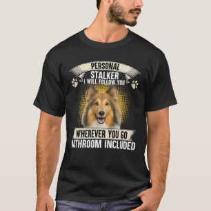 Camiseta Falador Pessoal Eu Vou Segui-Lo Shetland Sheepd