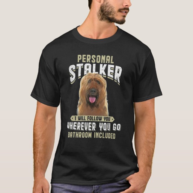 Camiseta Falador Pessoal, Vou Segui-Lo Briard (Frente)