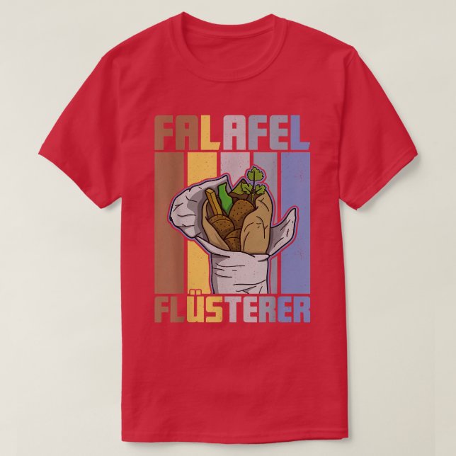 Camiseta falafel beans arabic cuisine egypt vegan vacation2 (Frente do Design)