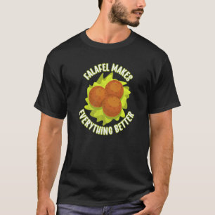 Camiseta Falafel Torna Tudo Melhor Comida Vegana do Oriente