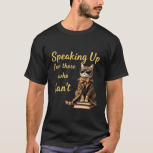Camiseta Falando por aqueles que não podem defender a desig