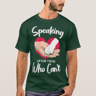 Camiseta Falando Por Aqueles Que Não Podem Salvá-Los, Shel