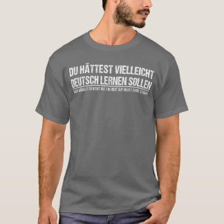 Camiseta Falante alemão engraçado presente de citação Deuts