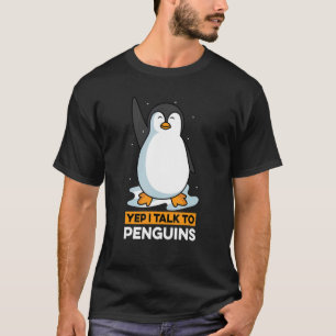 Camiseta Falar Com O Reabilitador Da Vida Selvagem De Pingu