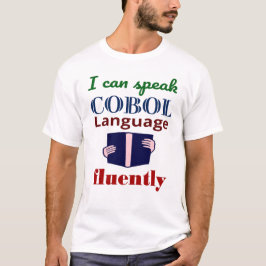 Camiseta Falar Língua Cobol Fluente