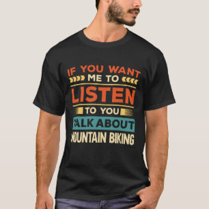 Camiseta Falar Sobre Ciclismo de Montanha