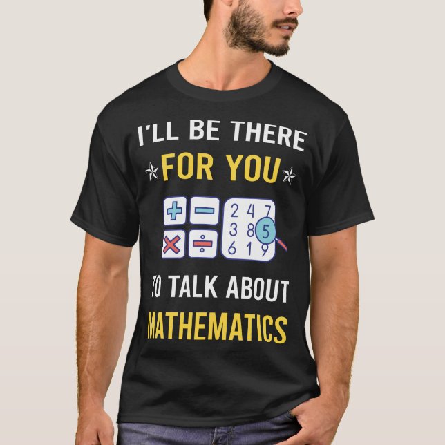 Camiseta Falar Sobre Matemática Matemática Matemáticas (Frente)