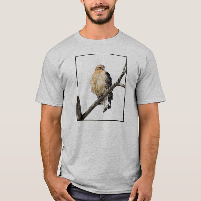 Camiseta Falcão-de-ombros-vermelhos (Frente)