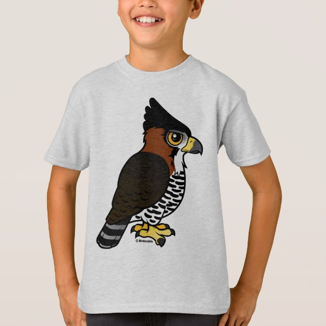 Camiseta Falcão-Eagle ornamentado (Frente)