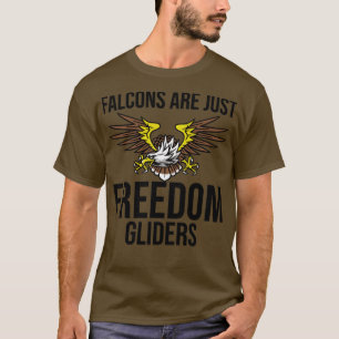 Camiseta Falcão Engraçado É Apenas Óculos De Liberdade