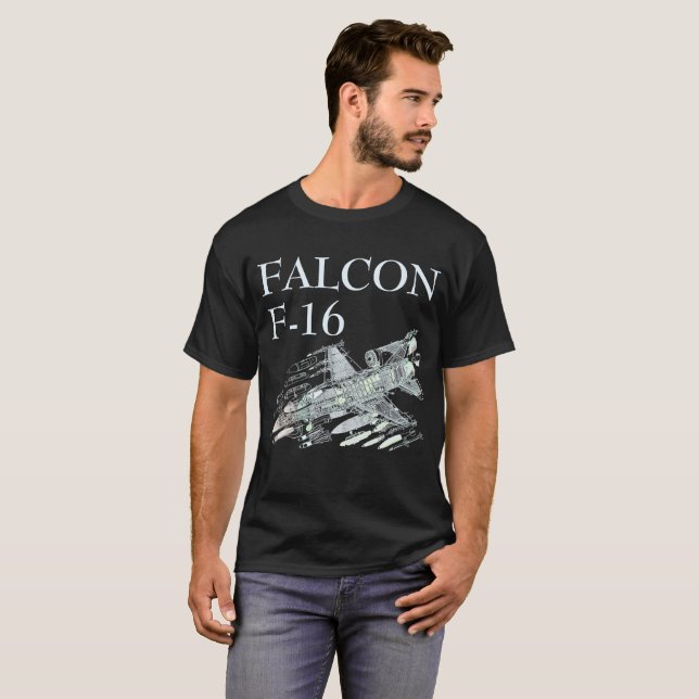 Camiseta Falcão F-16 (Frente Completa)
