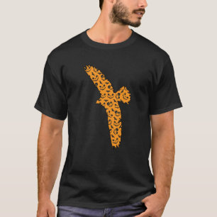 Camiseta Falcão Fácil de Halloween Hawfit Bird Lazy Costum